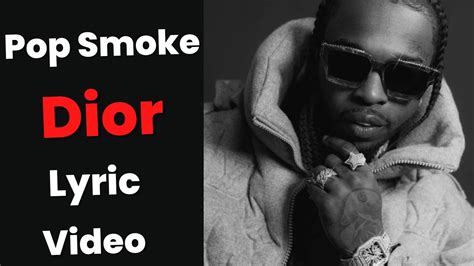 pop smoke dior clean|pop smoke dior lyrics meaning.